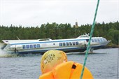 `Метеор` выходящий из Монастырской бухты